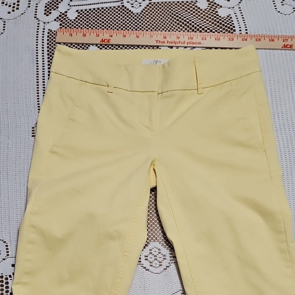 LOFT Yellow Pants - Picture 4 of 7